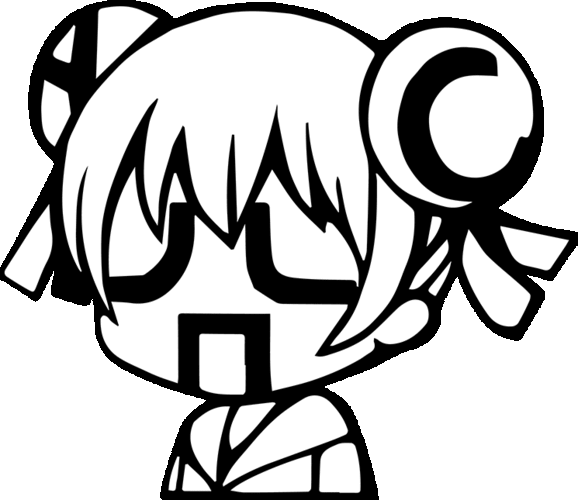 评论区ac娘表情包(大图黑白透明底)(gif)为什么那么大呢?