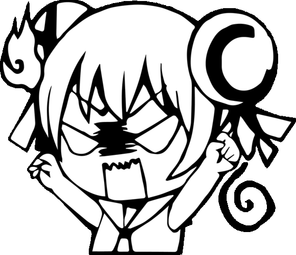 评论区ac娘表情包(大图黑白透明底)(gif)为什么那么大呢?