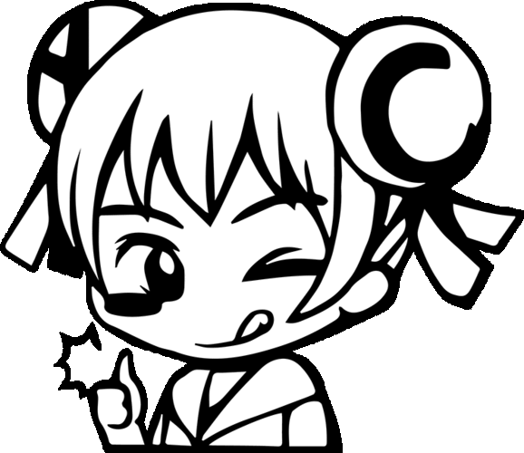 评论区ac娘表情包(大图黑白透明底)(gif)为什么那么大呢?