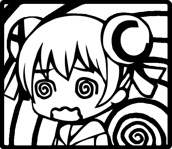 评论区ac娘表情包(大图黑白透明底)(gif)为什么那么大呢?